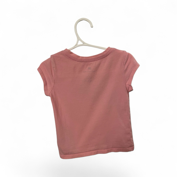 Nike Girls Kids Pink Short Sleeve T-Shirt 2T - Picture 2 of 3